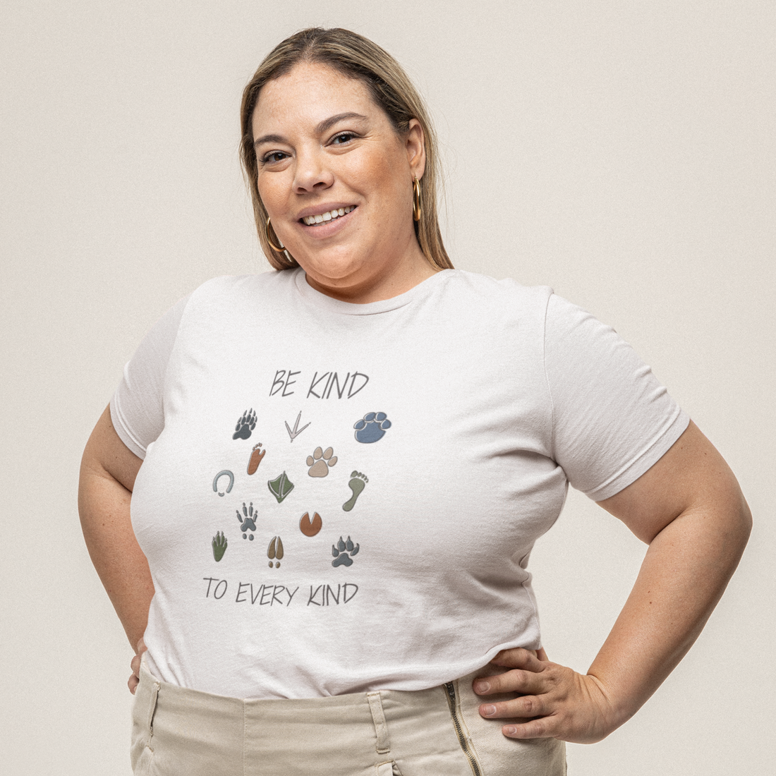 Be Kind Women's White Tee