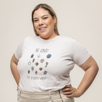 Be Kind Women's White Tee