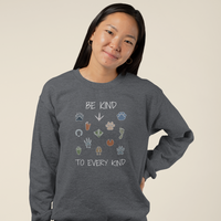 Be Kind Women's Grey Sweatshirt