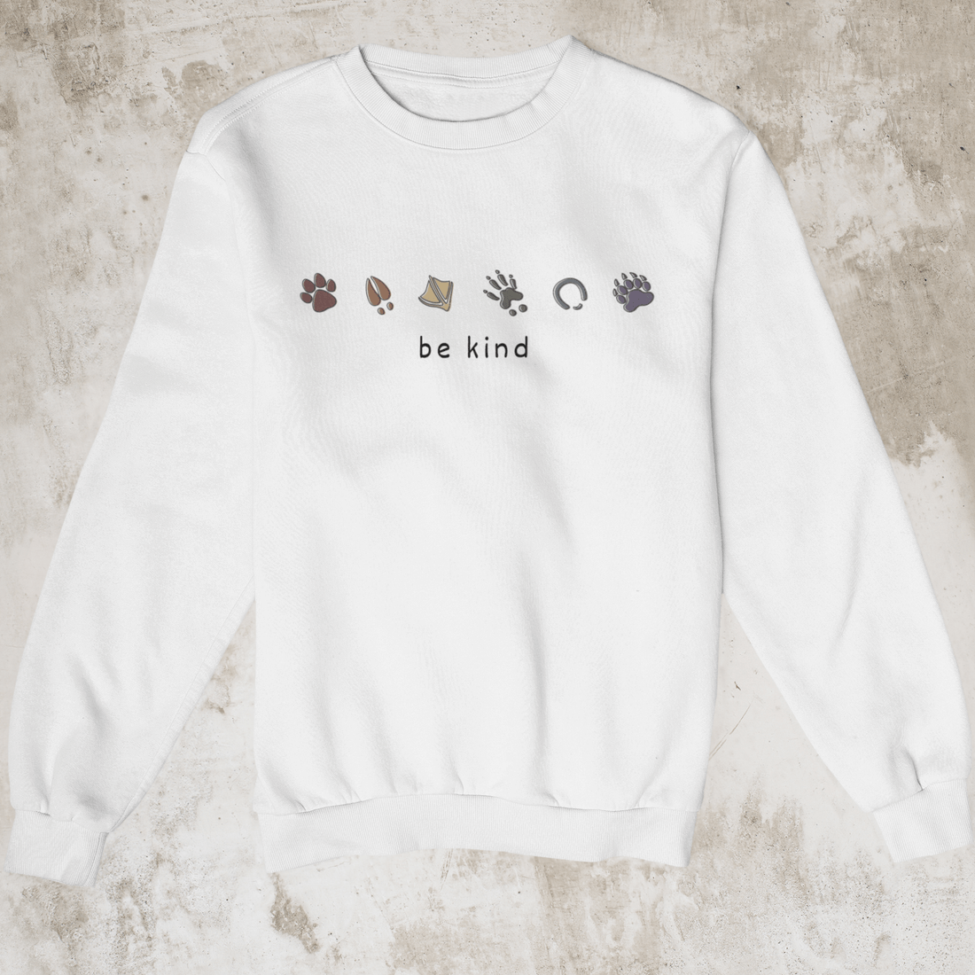 Be Kind Women's Rainbow Crew
