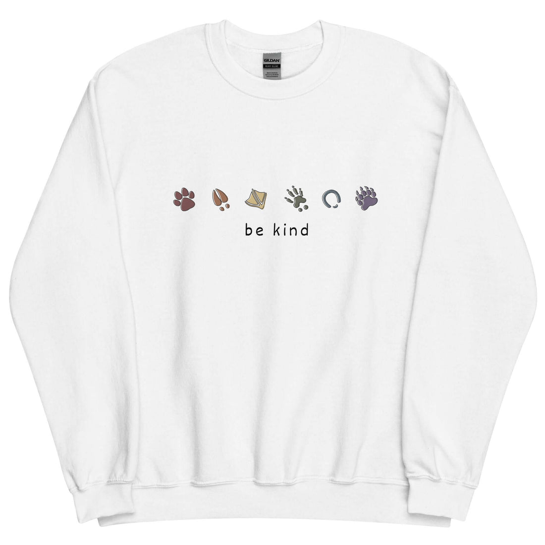 Be Kind Women's Rainbow Crew