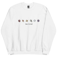 Be Kind Women's Rainbow Crew