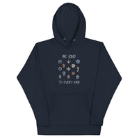 Be Kind Men's Navy Hoodie