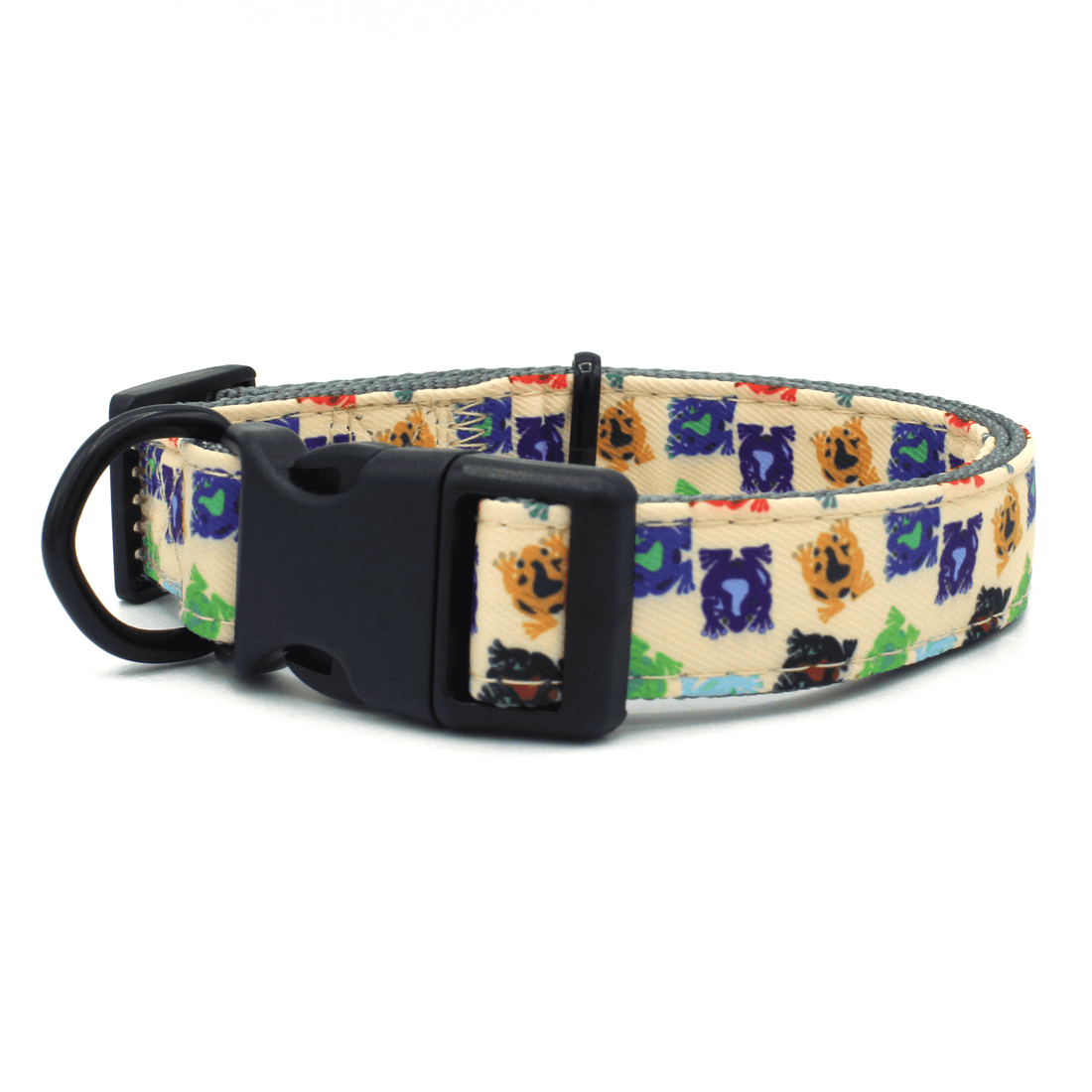 frog pattern dog collar