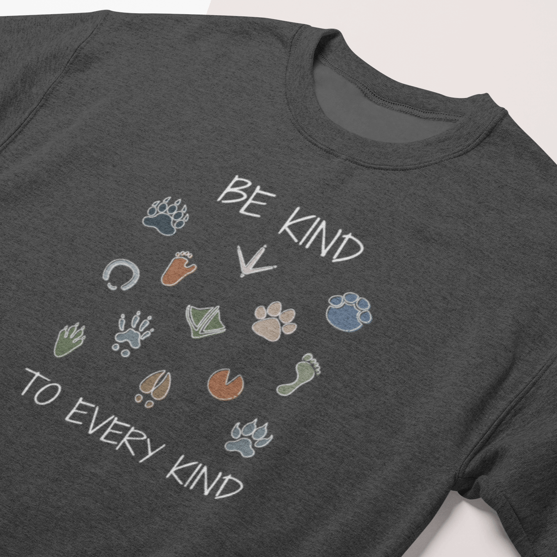 Be Kind Women's Grey Sweatshirt