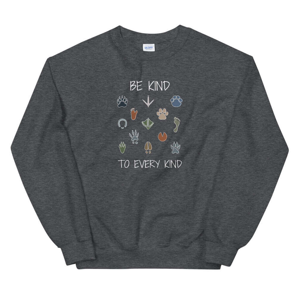 Be Kind Women's Grey Sweatshirt