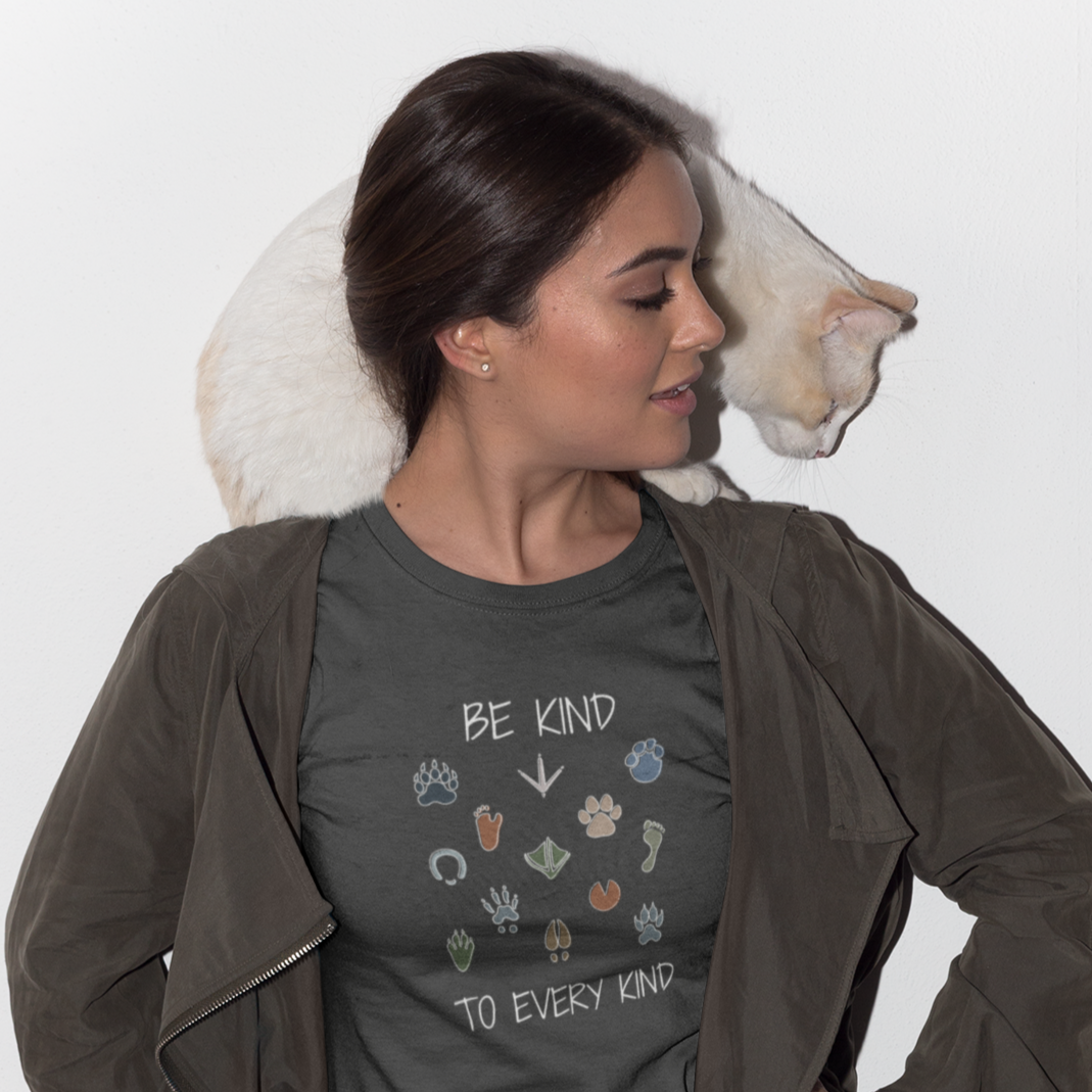 Be Kind Women's Grey Tee