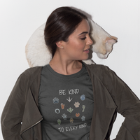 Be Kind Women's Grey Tee