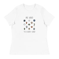 Be Kind Women's White Tee