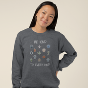 Be Kind Women's Grey Sweatshirt