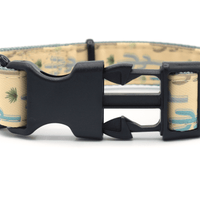 durable clips high quality cactus pattern dog collar