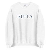 Blula Unisex White Pullover